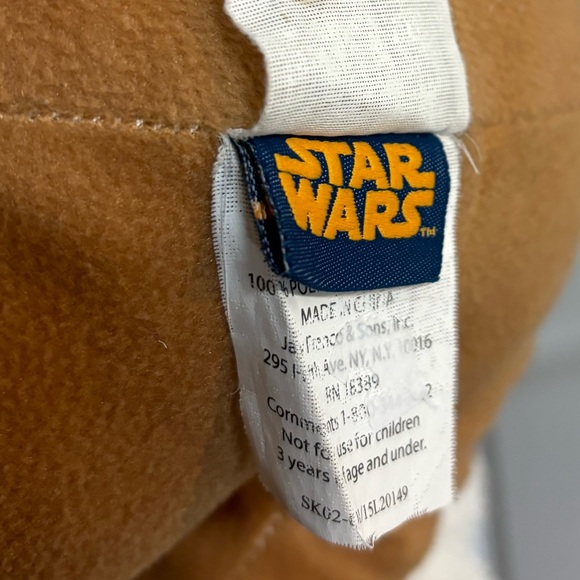 Yoda Star Wars Jay Franco Plush Lucas Film Stuffed Animal In Hooded Robe 17” - Picture 7 of 7